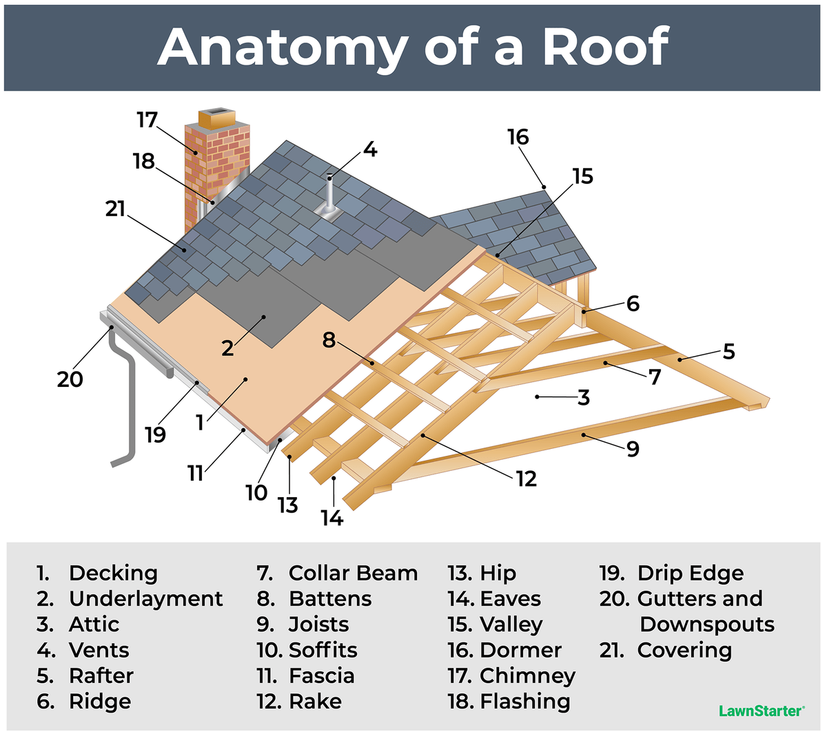 屋顶的解剖
